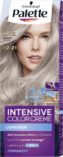 PALETTE INTENSIVE COLOR CREME farba na vlasy 12-21 Strieborno popolavý blond