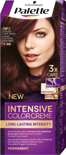 PALETTE INTENSIVE COLOR CREME farba na vlasy RF3 Intenzívne tmavo červená