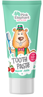 PINK ELEPHANT zubná pasta bobrík Bobrík " Justin" 50ml