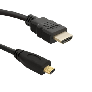 Qoltec HDMI kábel A samec | Micro HDMI D samec | 2 m