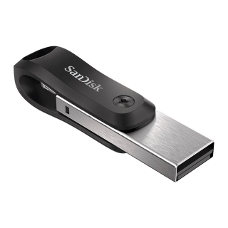 SanDisk iXpand Flash Drive Go 256GB USB 3.0 Lightning + USB-A (SDIX60N-256G-GN6NE)