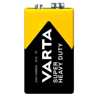 VARTA SUPER HEAVY DUTY 6F22/9V - 1ks
