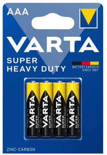 Varta Superlife R03/AAA zinkovo-uhlíková batéria - 4ks