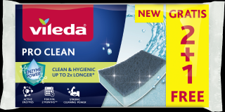 VILEDA špongia Pro Clean 2+1ks