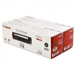 Canon 718 Black 2 pack - originál