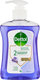 DETTOL tekuté mydlo 250ml upokojujúca levanduľa