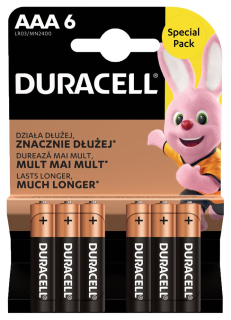 Duracell Basic Duralock LR03/AAA - 6ks