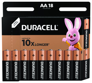 Duracell Basic LR6/AA -18ks (blister)