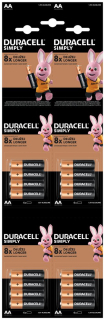 Duracell LR6/AA alkalická batéria (blister) - 16ks