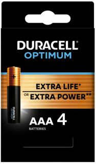 DURACELL OPTIMUM LR03/AAA - 4ks