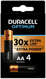 DURACELL OPTIMUM LR6/AA - 4ks