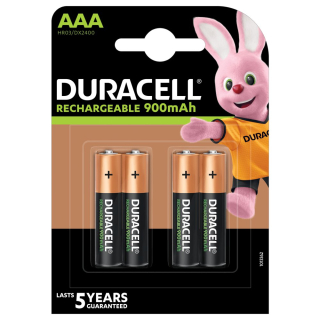 Duracell Recharge R03/AAA 900 mAh - 4ks