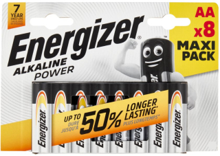 Energizer Alkaline Power LR6/AA - 8ks