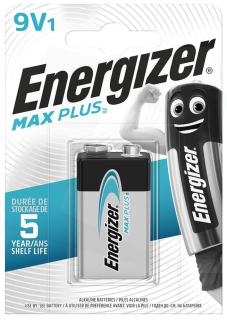 Energizer Max Plus 6LR61/9V - 1ks