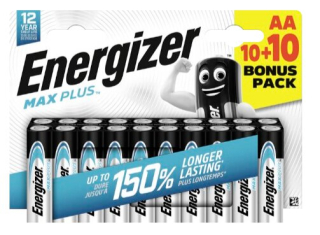 Energizer MAX Plus LR6/AA - 20ks