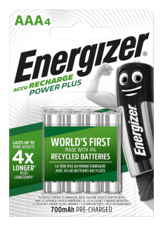 Energizer Power Plus R03/AAA Ni-MH 700mAh - 4ks