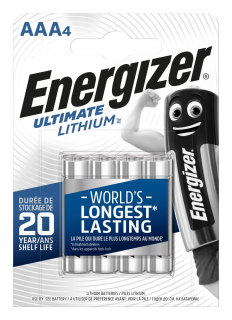 Energizer Ultimate Lithium R03/AAA - 4ks