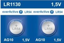 everActive LR1130/LR54/AG10 - 2ks