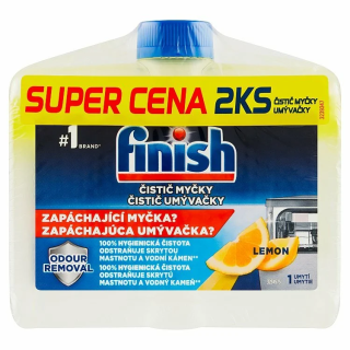 FINISH čistič umývačky DUO 2x250 - Lemon