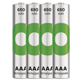 GP ReCyko 650mAh R03/AAA - 4ks