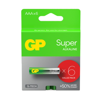 GP Super Alkaline G-TECH LR03/AAA - 6ks