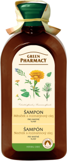 GREEN PHARMACY šampón 350ml Nechtík a rozmarínový olej