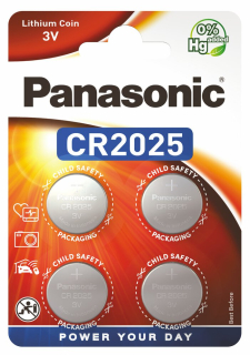 Panasonic CR2025 - 4ks
