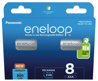 Panasonic Eneloop NiMH R03/AAA 800mAh (BK-4MCDE/8BE) - 8ks