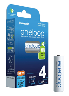Panasonic Eneloop R6/AA 2000 mAh (BK-3MCDE/4BE) - 4ks