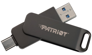 Patriot RAGE R550 256GB/USB 3.2/USB-A + USB-C/Čierna
