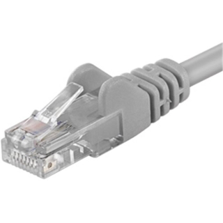 PremiumCord patch kábel RJ45, cat. 5e, UTP, 15,0m, sivý