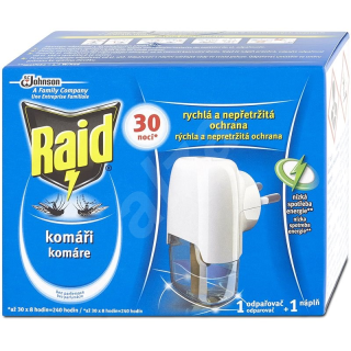 RAID elektrický odparovač s tekutou náplňou 21ml /30nocí