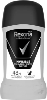 REXONA MEN deo stick Black & White 50ml Invisible