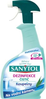 SANYTOL čistiaci sprej 500ml kúpelňa
