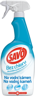 SAVO bez chlóru rozprašovač 700ml - Na vodný kameň