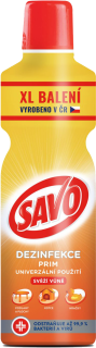 SAVO Prim 1,2L - Svieža vôňa