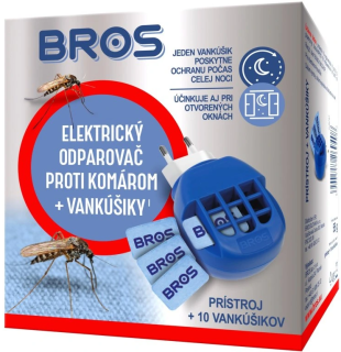 BROS elektrický odparovač so suchou náplňou 10ks
