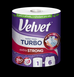 VELVET kuchynské utierky Turbo 1ks 3 vrstvové